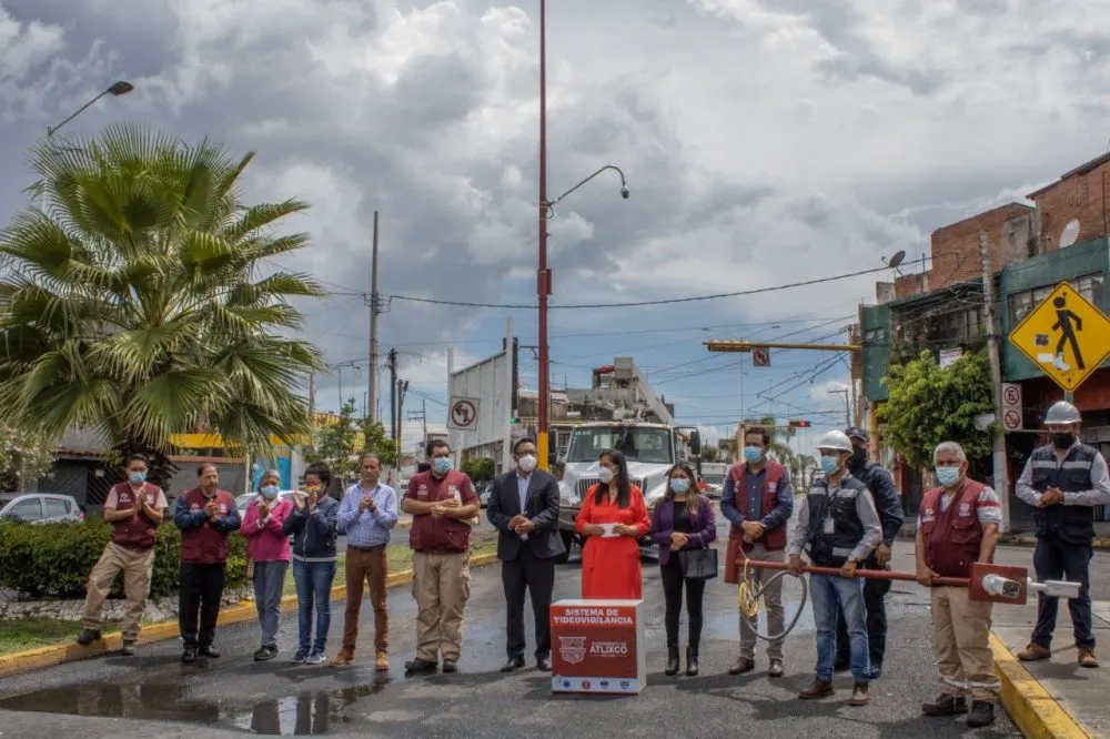 Gobierno de Atlixco instala nuevas cámaras de monitoreo para reforzar la seguridad