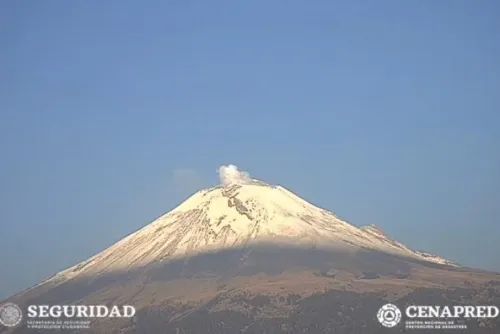 Estable la actividad del Popocatépetl con 27 exhalaciones en las últimas horas