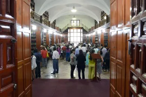 Arte de Alberto Vizcarra, en la Biblioteca Lafragua de la BUAP