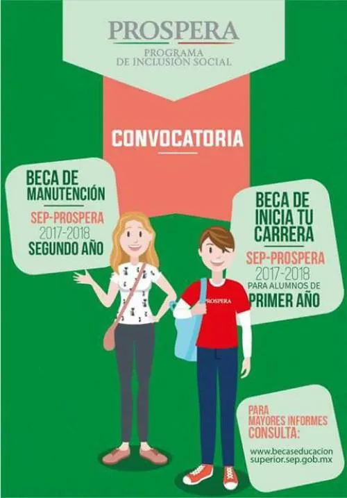 Amplía Prospera becas para impulsar la Educación Superior