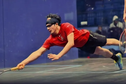 Leonel Cárdenas es nombrado el jugador de squash del año de la PSA