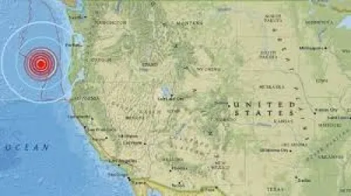 Fuerte sismo preliminar de 6.3 se registra en el Pacífico de Estados Unidos
