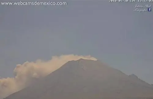 El ‘Popo’ tuvo una explosión con moderado contenido de ceniza