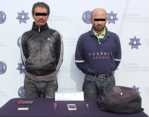 Mediante Operativo Pasajero Seguro, detienen a dos personas por robo a transporte público