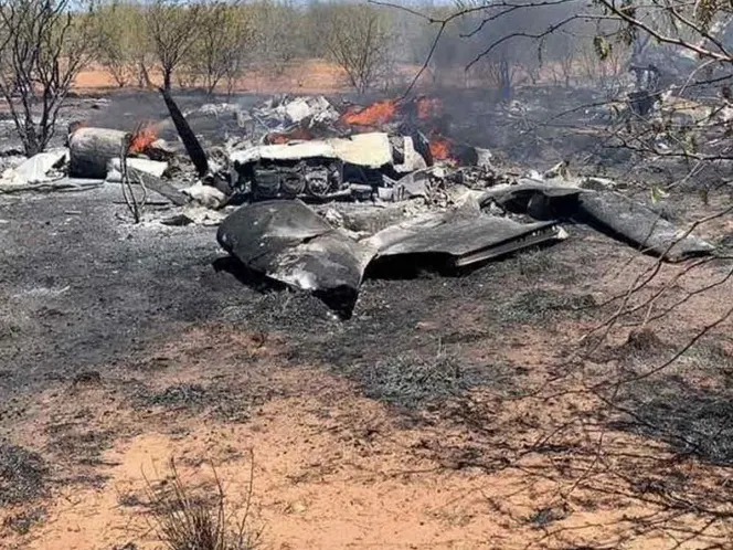Cae avioneta en Hermosillo; reportan cuatro muertos