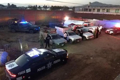 Sin detenidos, una vez más decomisan en Texmelucan 7 mil litros de combustible robado