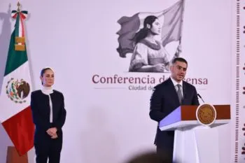 Claudia Sheinbaum y García Harfuch presenta la estrategia de seguridad