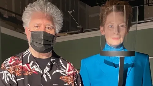 Pedro Almodóvar inicia rodaje de ‘La voz humana’ con la actriz Tilda Swinton