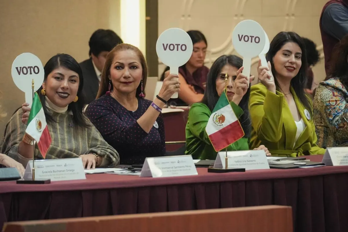 Puebla fortalece acciones para mujeres: participa en la LV Sesión del Sistema Nacional contra la Violencia de Género