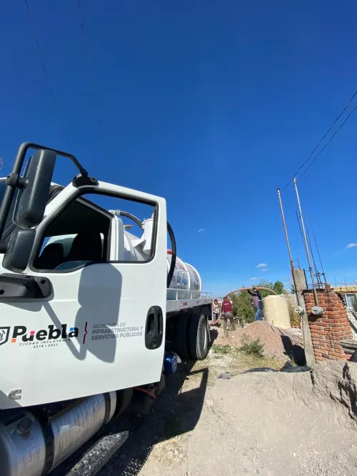Provee Gobierno Municipal 1 millón de litros de agua a la ciudad de Puebla