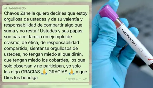 Poblanos felicitan a la familia Zanella por hacer público su caso: son un ejemplo de civismo