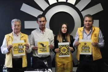 PRD se suma a la marcha en la defensa del INE