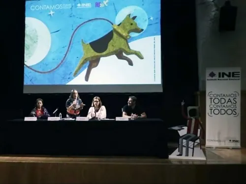 Presenta el INE libros infantiles sobre la corrupción