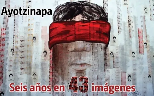 Manifestantes reclaman aparición de 43 desaparición de Ayotzinapa
