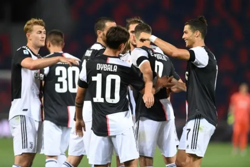 Juventus derrota 2-0 a Bologna con gol de Cristiano Ronaldo