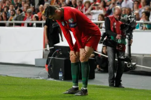 Lesión de Cristiano Ronaldo no es grave; volverá pronto a las canchas
