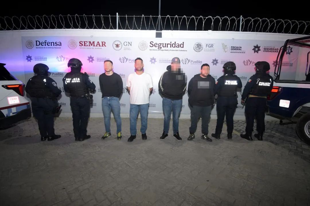 Asegura la SSC a cuatro hombres armados y con inhibidores de señal