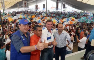 Miles de poblanos de la zona sur, con Tony Gali