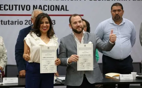Bajan de contienda por dirigencia del PRI a Lorena Piñón