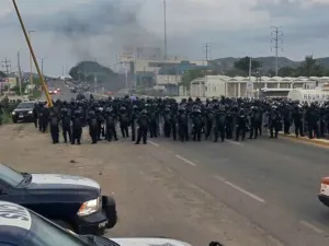 Falsas, fotos de federales armados en disturbios en Oaxaca: CNS