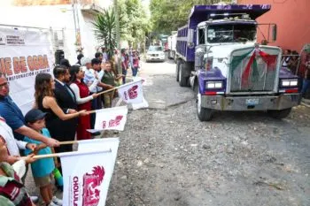 Rehabilitan la 15 Poniente en Zerezotla para mejorar la movilidad en San Pedro Cholula