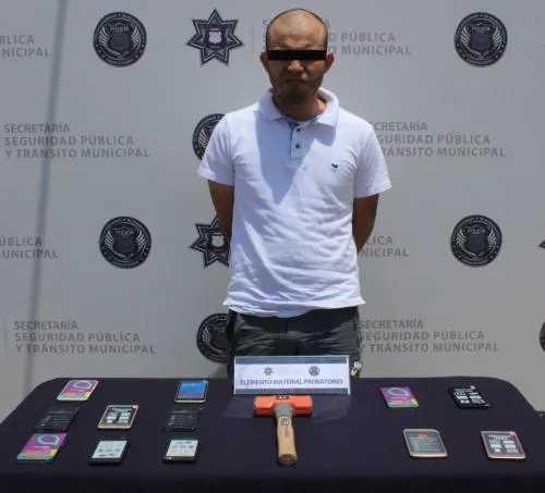 Detienen elementos de la SSPTM a probable asaltante de tiendas coppel