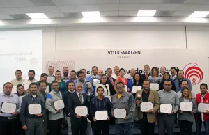 Volkswagen reconoce a su personal en prevención de riesgos de trabajo
