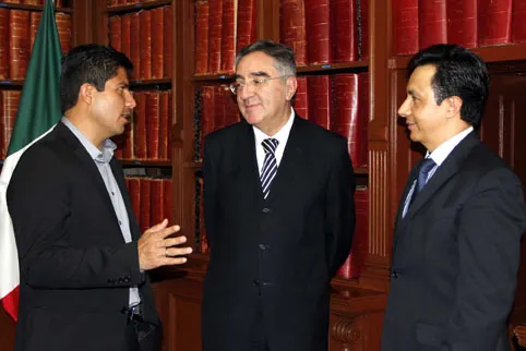 Rivera Pérez se entrevista con secretario Ejecutivo de la CNDH