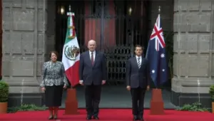 Peña Nieto recibe al gobernador general de Australia