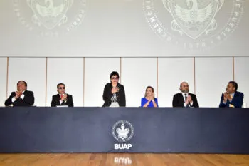 Rectora Lilia Cedillo preside Cuarto Informe de Labores y toma de protesta en la Facultad de Administración