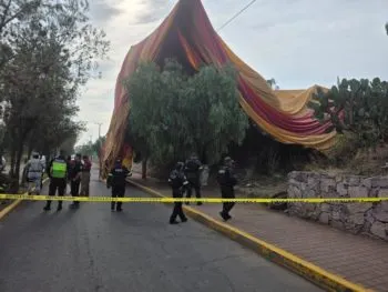 ¡Uno más! Globo aerostático se desplomó en San Martín de las Pirámides; los 12 tripulantes salieron ilesos