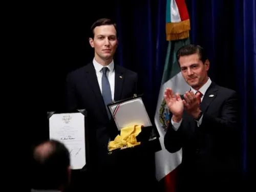 Peña Nieto entrega Orden del Águila Azteca a Jared Kushner