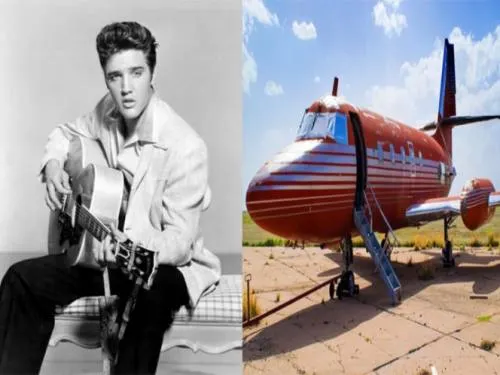 Subastan el lujoso avión abandonado de Elvis Presley