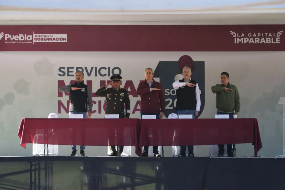 Pepe Chedraui encabeza sorteo del Servicio Militar Nacional 2024 en Puebla