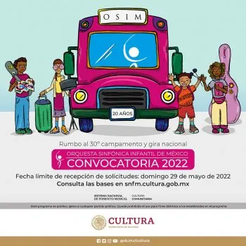 Invita Cultura a participar en la integración de la “Orquesta Sinfónica Infantil de México”