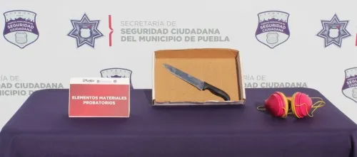 Detuvo policía municipal de Puebla a un hombre posiblemente relacionado en un robo de la ruta 28