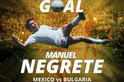 El gol de Manuel Negrete, elegido como el mejor de la historia de la Copa Mundial