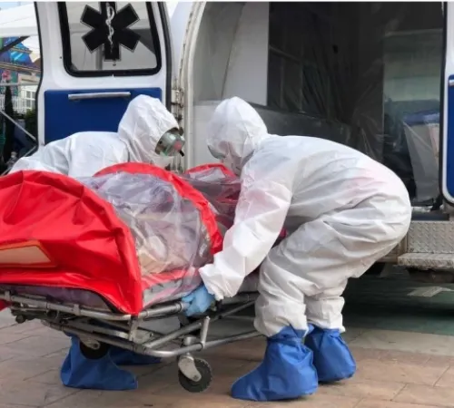 Enfermo de covid escapa de hospital y muere en minutos
