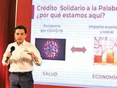 Darán primeros 27 mil créditos a la palabra; empresarios solidarios