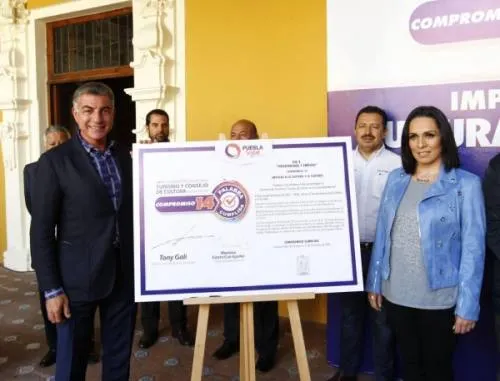 Tony Gali cumple el Compromiso 14 del Plan para Puebla