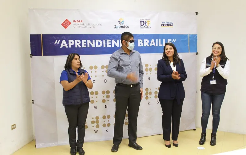 DIF San Andrés Cholula promueve la inclusión a través de curso de braille
