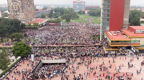 Hay dos personas detenidas por violencia en la UNAM: Segob