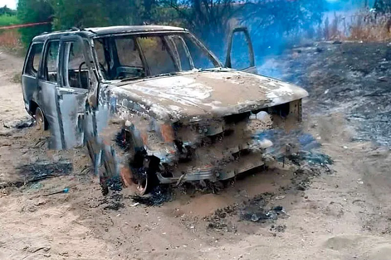 Feminicidio Palmar De Bravo Auto Calcinado