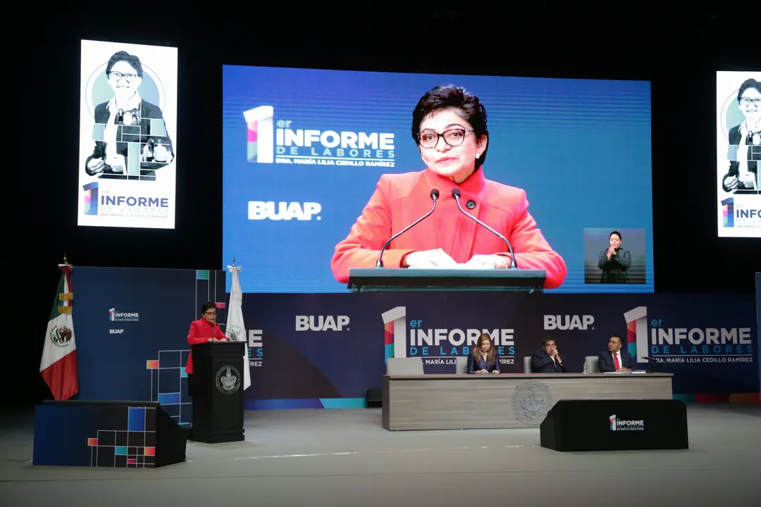 En 1er informe, Lilia Cedillo destaca ahorro por 117 mdp en la BUAP y una nueva cultura universitaria