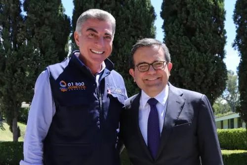 Ildefonso Guajardo y Tony Gali trabajan por el dinamismo económico de Puebla