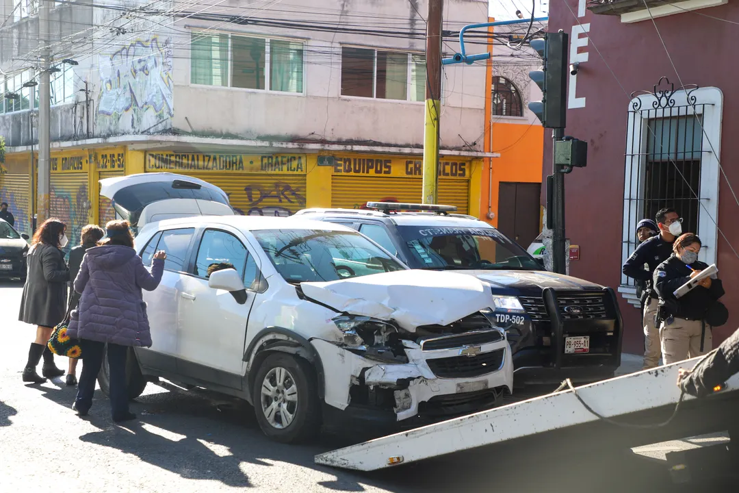 Choque de patrulla 4 Sur y 11 Oriente