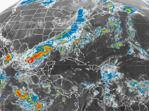 Prevén lluvias torrenciales en tres estados por Frente Frío 1