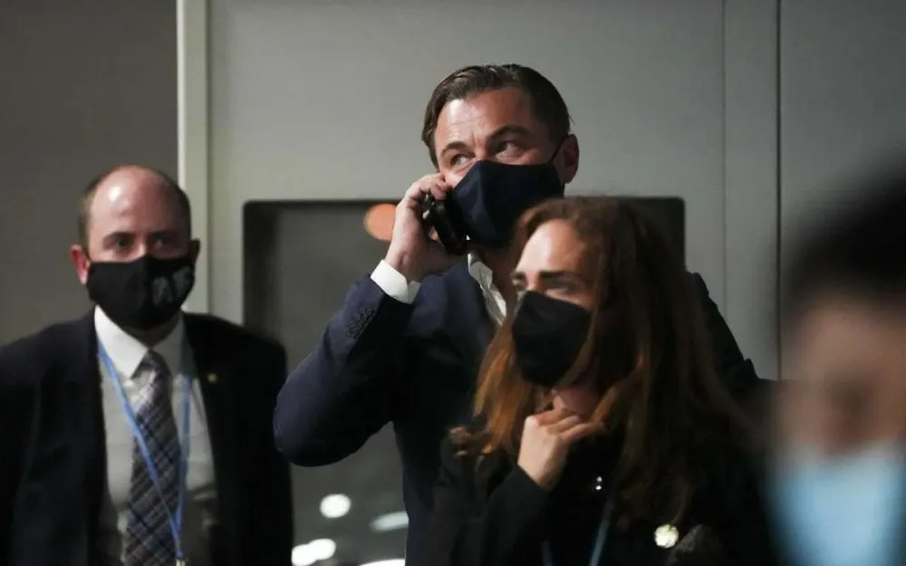 Leonardo DiCaprio llega a cumbre climática de la ONU