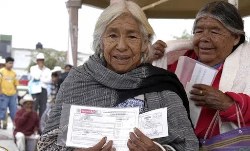 Inicia pago adelantado de pensión para adultos mayores y menores con discapacidad