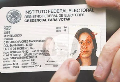 Credenciales de elector que no tengan fecha de vigencia dejarán de servir el primer día de 2019